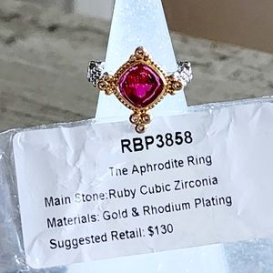 Bomb Party Greek Goddess Aphrodite Ring  Size 6